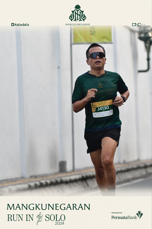 Race photo from Mangkunegaran Run 2024