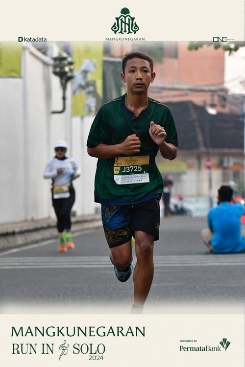 Race photo from Mangkunegaran Run 2024