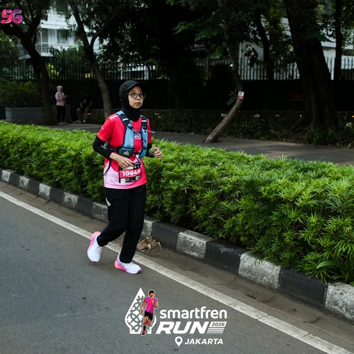 Race photo from SMARTFREN RUN 2026