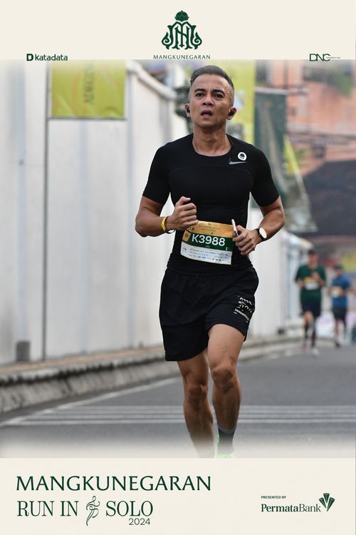 Race photo from Mangkunegaran Run 2024