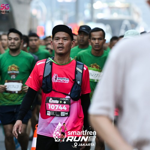 Race photo from SMARTFREN RUN 2026