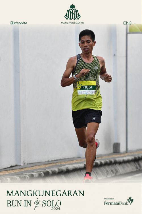 Race photo from Mangkunegaran Run 2024