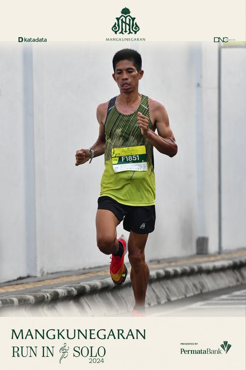 Race photo from Mangkunegaran Run 2024