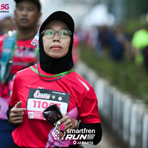 Race photo from SMARTFREN RUN 2026