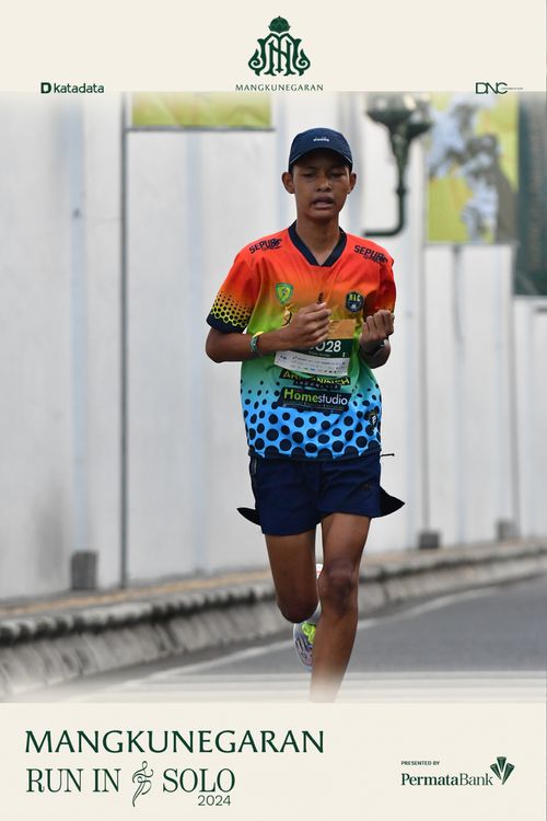 Race photo from Mangkunegaran Run 2024