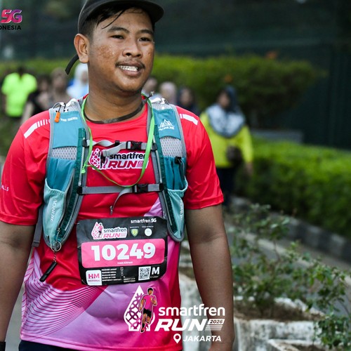 Race photo from SMARTFREN RUN 2026