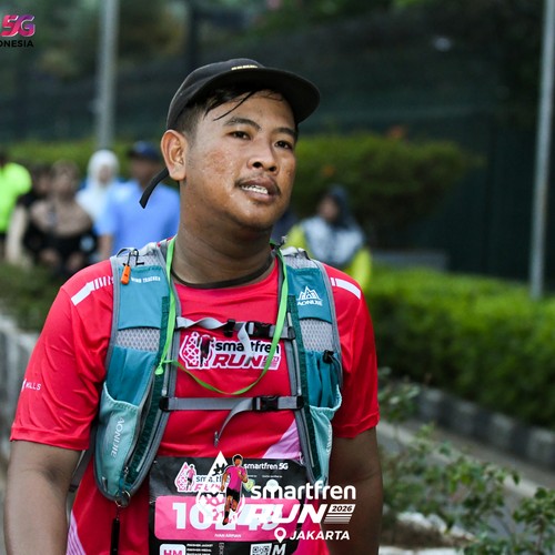 Race photo from SMARTFREN RUN 2026
