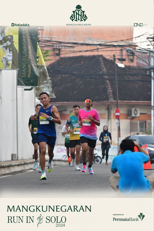 Race photo from Mangkunegaran Run 2024
