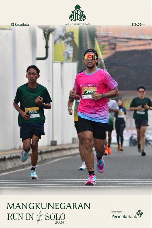 Race photo from Mangkunegaran Run 2024