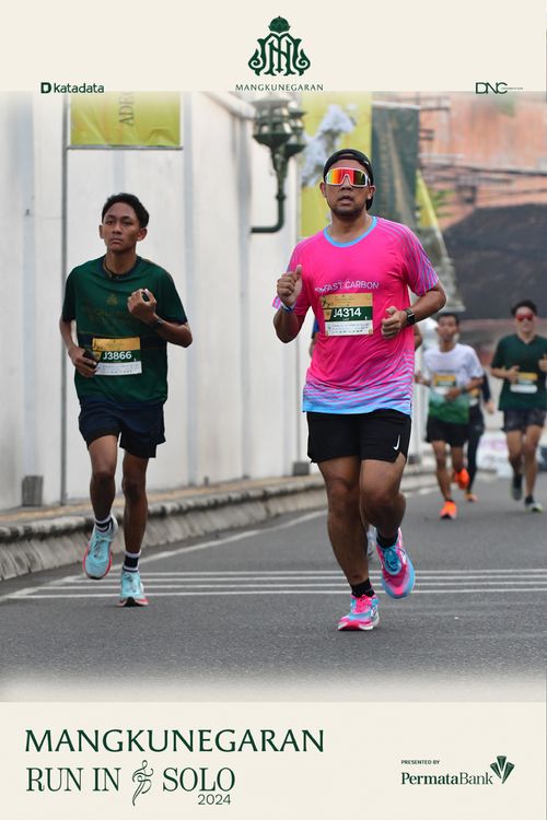 Race photo from Mangkunegaran Run 2024