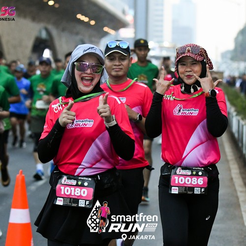 Race photo from SMARTFREN RUN 2026