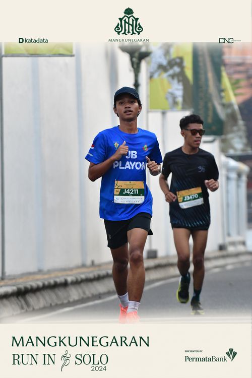 Race photo from Mangkunegaran Run 2024