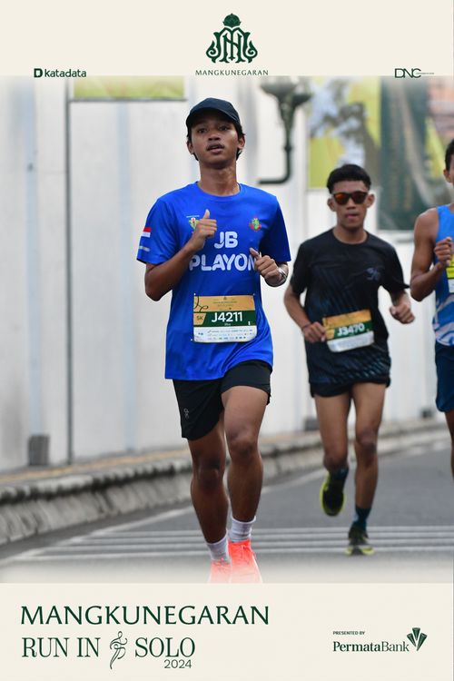 Race photo from Mangkunegaran Run 2024