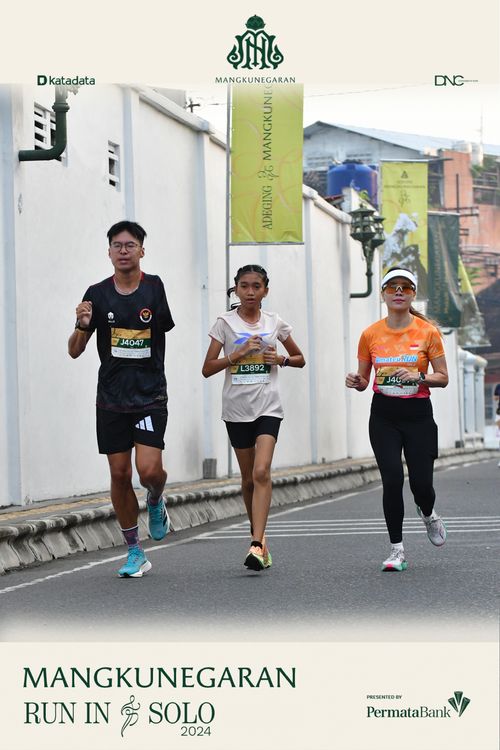 Race photo from Mangkunegaran Run 2024