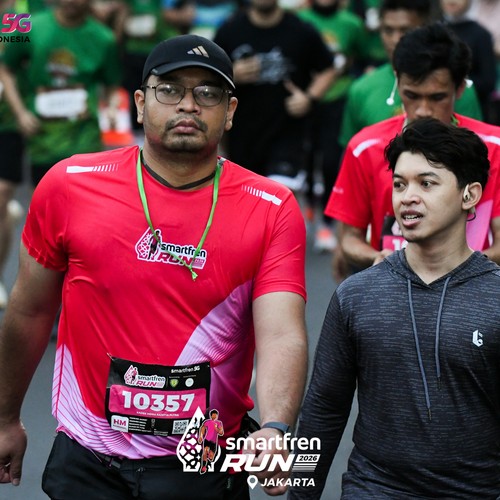 Race photo from SMARTFREN RUN 2026