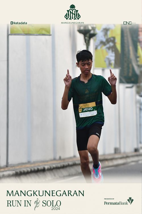 Race photo from Mangkunegaran Run 2024