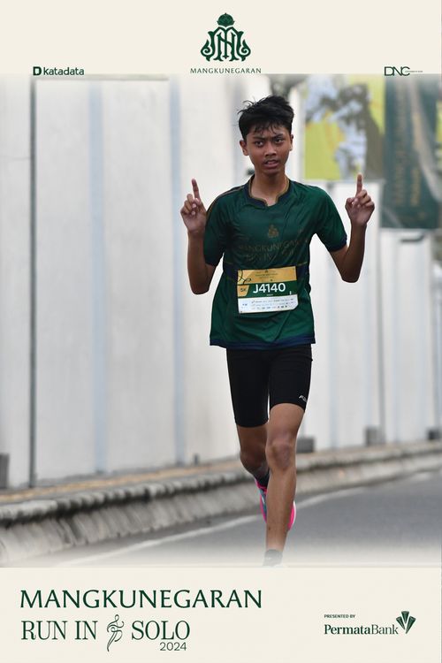 Race photo from Mangkunegaran Run 2024