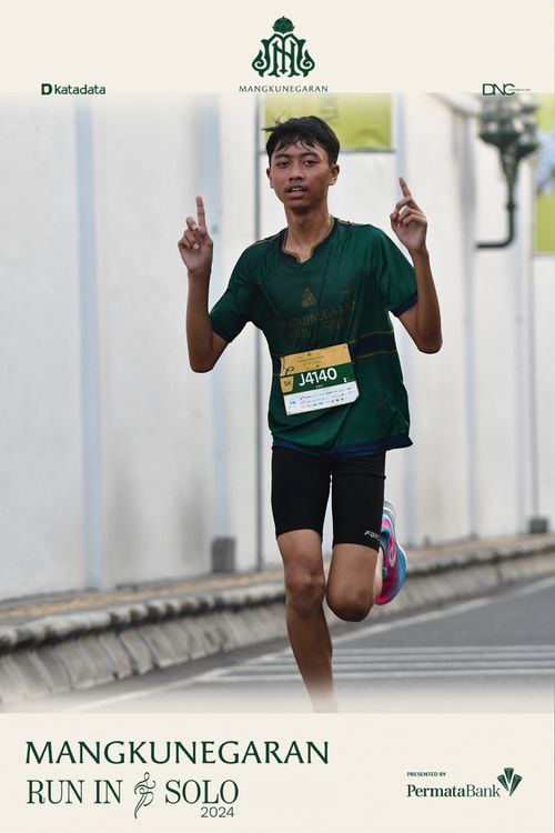 Race photo from Mangkunegaran Run 2024