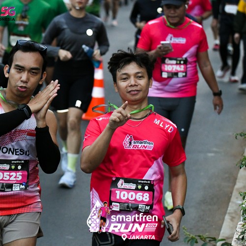 Race photo from SMARTFREN RUN 2026