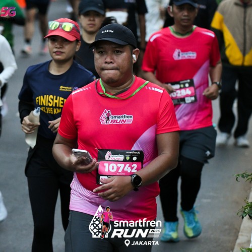 Race photo from SMARTFREN RUN 2026