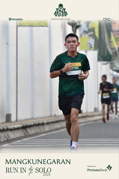 Race photo from Mangkunegaran Run 2024