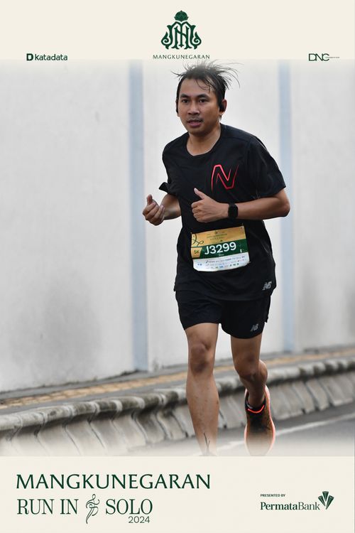 Race photo from Mangkunegaran Run 2024