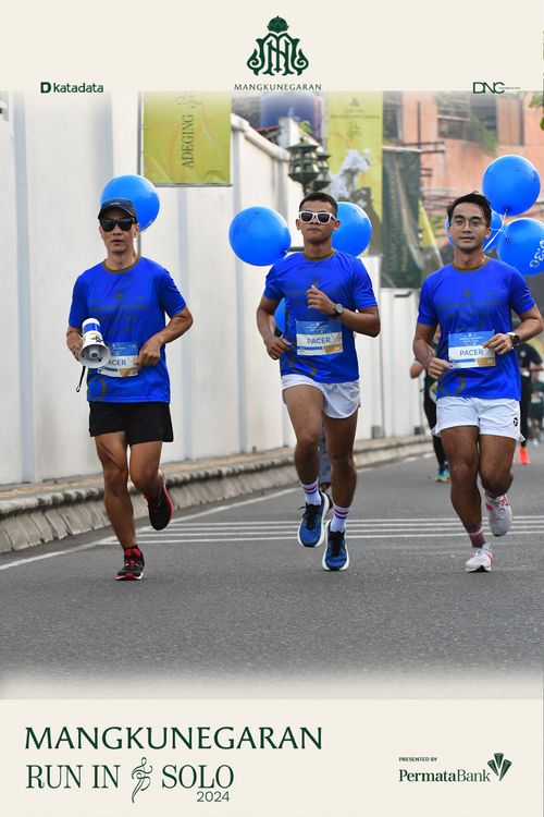 Race photo from Mangkunegaran Run 2024