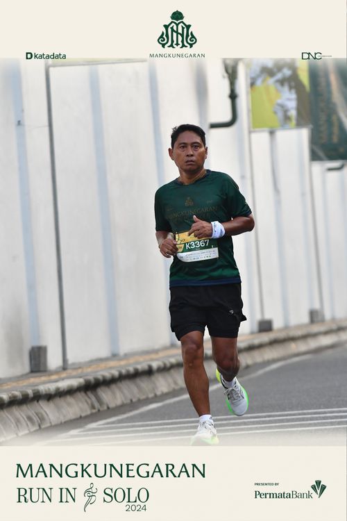 Race photo from Mangkunegaran Run 2024
