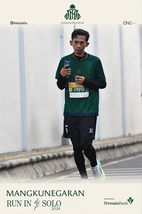 Race photo from Mangkunegaran Run 2024