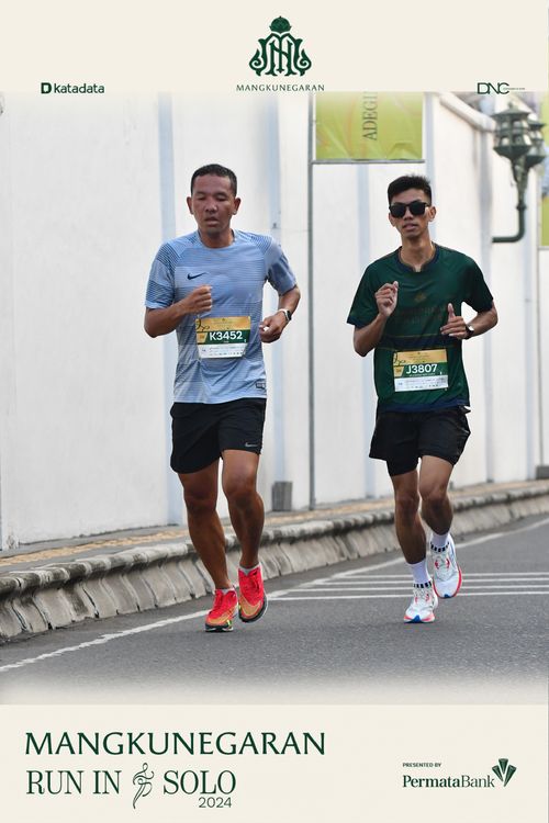 Race photo from Mangkunegaran Run 2024