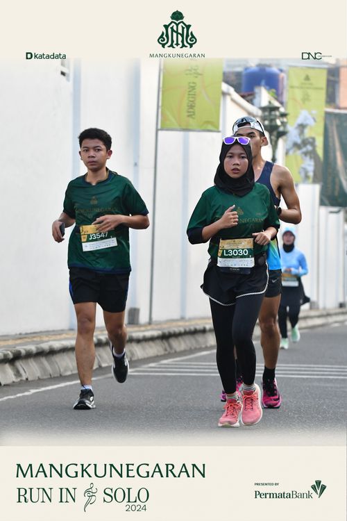 Race photo from Mangkunegaran Run 2024