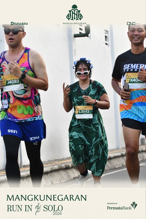 Race photo from Mangkunegaran Run 2024