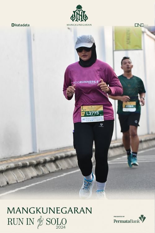 Race photo from Mangkunegaran Run 2024