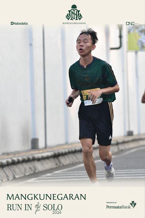 Race photo from Mangkunegaran Run 2024