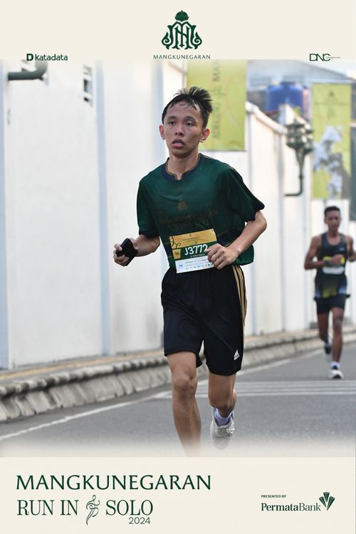 Race photo from Mangkunegaran Run 2024