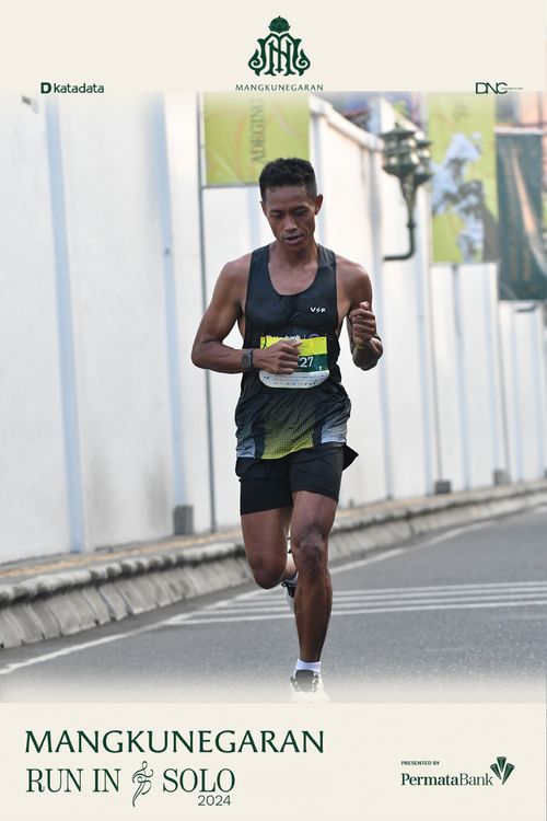 Race photo from Mangkunegaran Run 2024