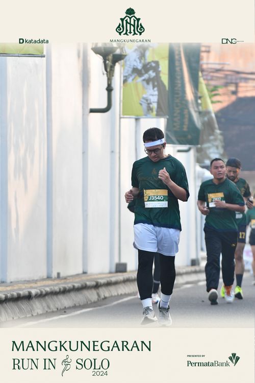 Race photo from Mangkunegaran Run 2024