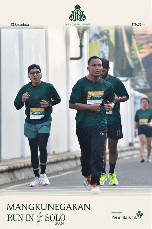 Race photo from Mangkunegaran Run 2024