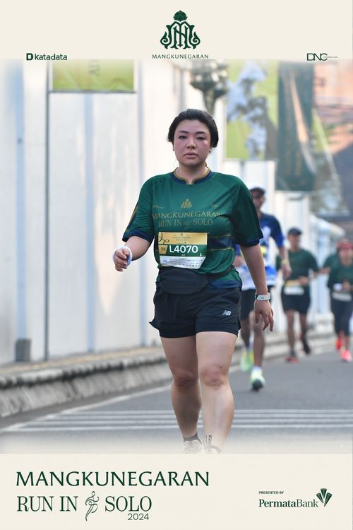Race photo from Mangkunegaran Run 2024
