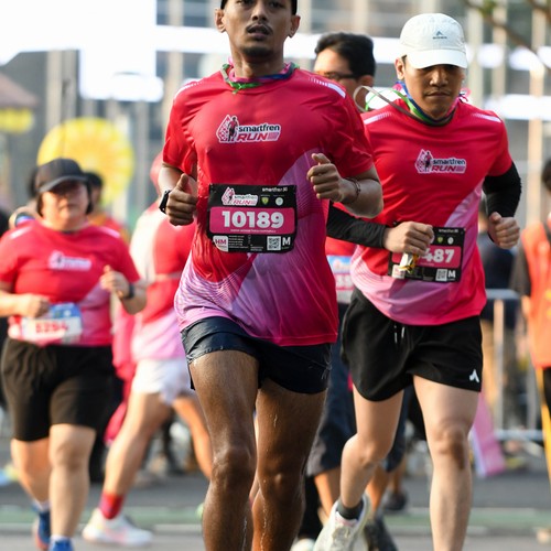 Race photo from SMARTFREN RUN 2026