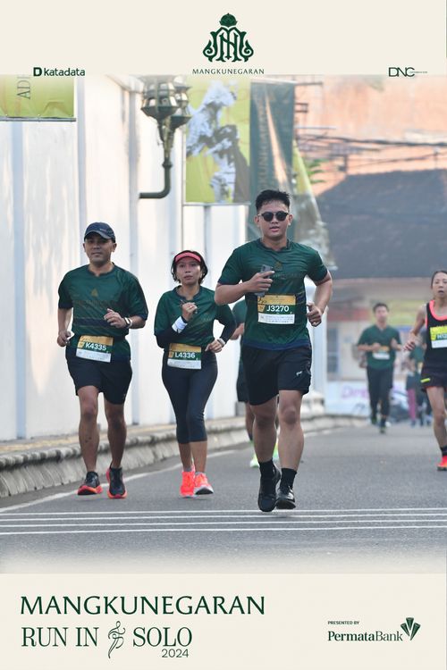 Race photo from Mangkunegaran Run 2024