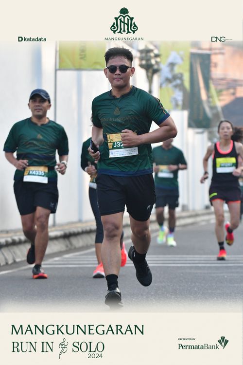 Race photo from Mangkunegaran Run 2024
