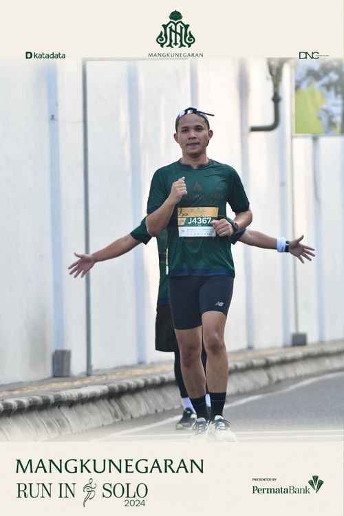Race photo from Mangkunegaran Run 2024