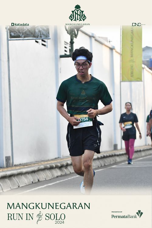 Race photo from Mangkunegaran Run 2024