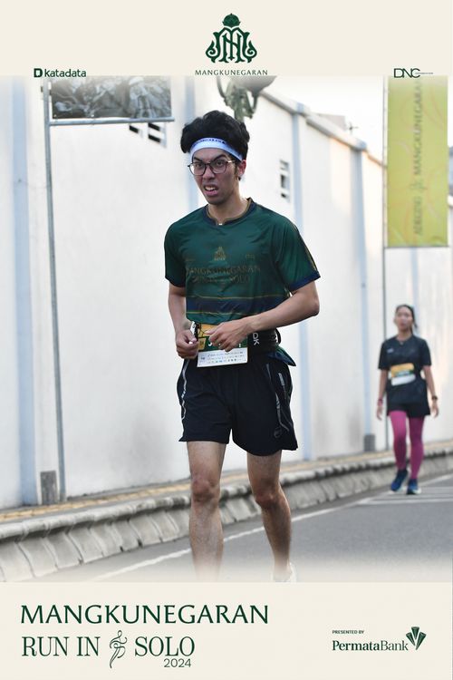 Race photo from Mangkunegaran Run 2024