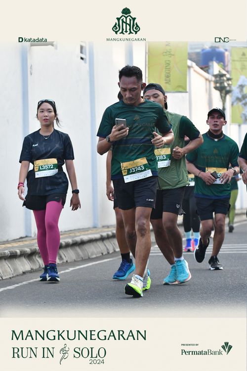 Race photo from Mangkunegaran Run 2024