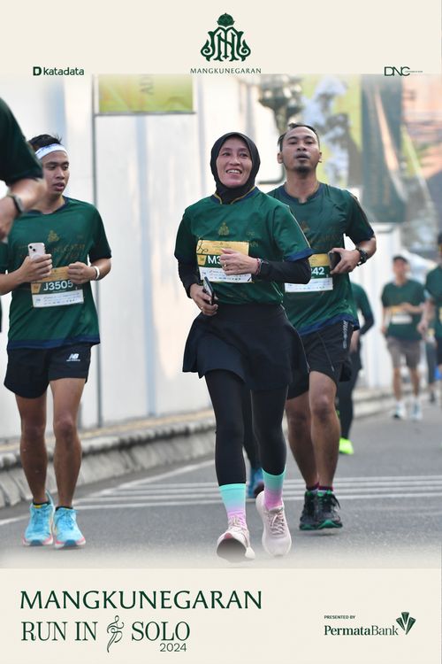 Race photo from Mangkunegaran Run 2024