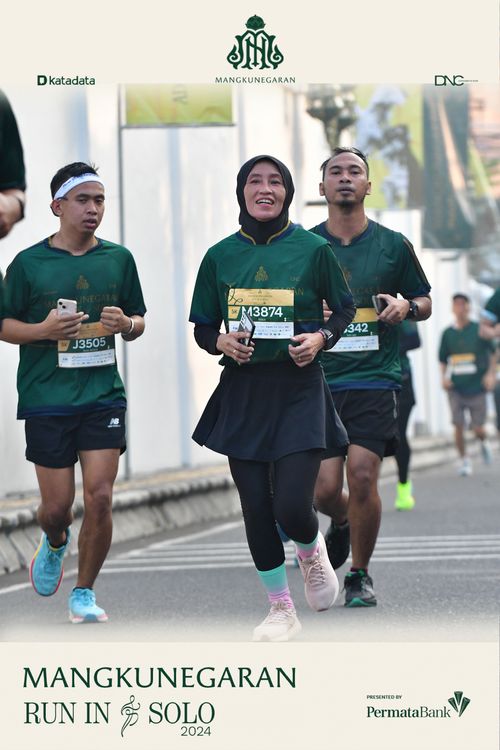 Race photo from Mangkunegaran Run 2024
