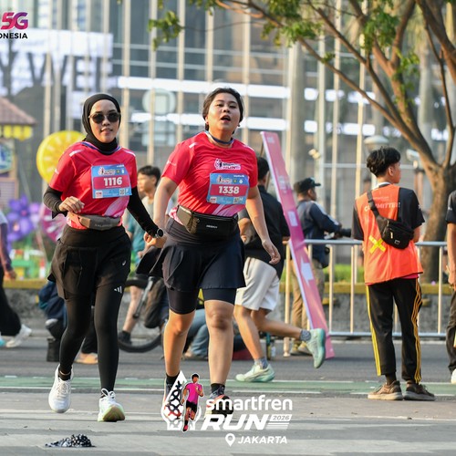 Race photo from SMARTFREN RUN 2026