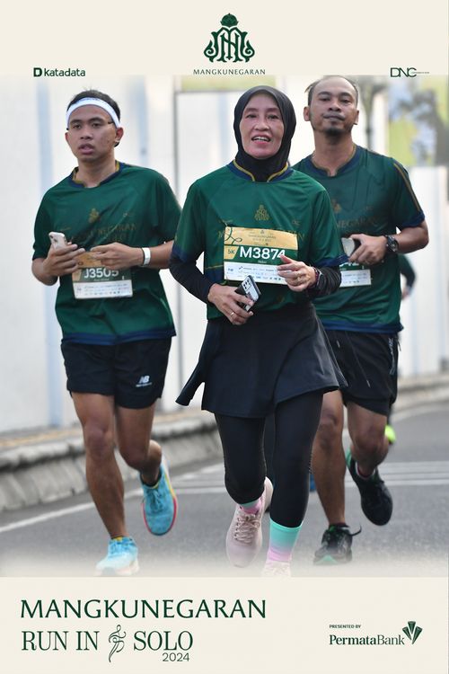 Race photo from Mangkunegaran Run 2024